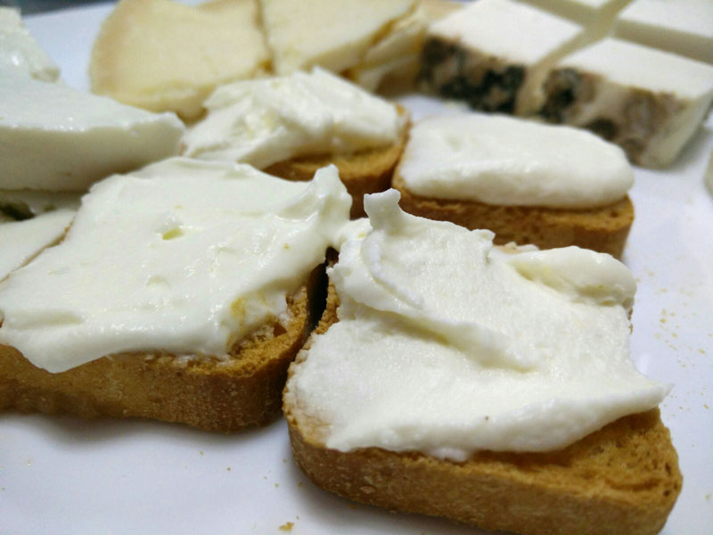 Goat's cheese on toast    